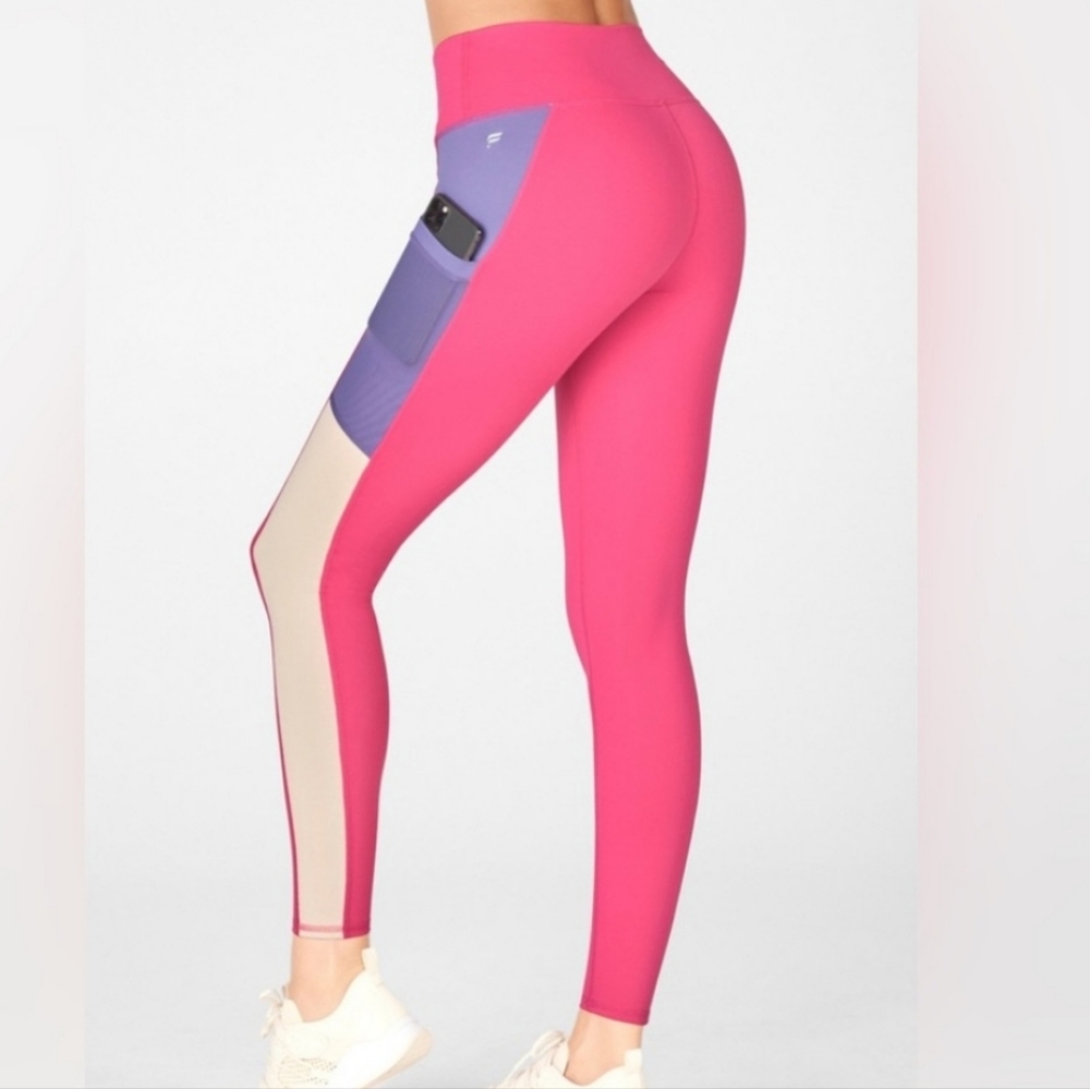 Fabletics Powerhold On The Go Colorblock Leggings